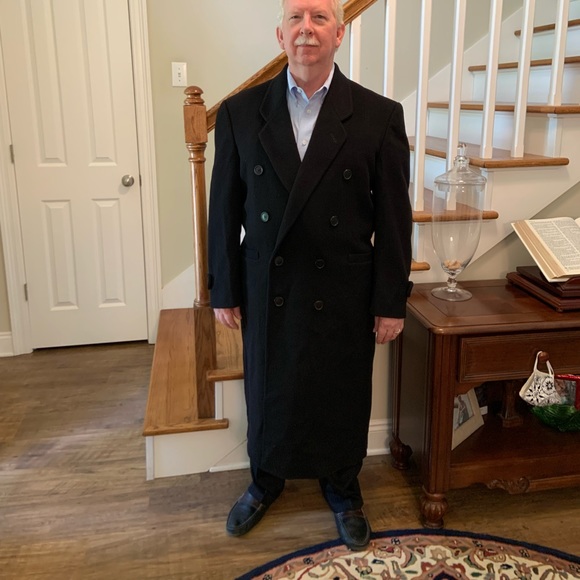 Man In Wool Men's Double Breasted Dress Coat - Picture 1 of 10